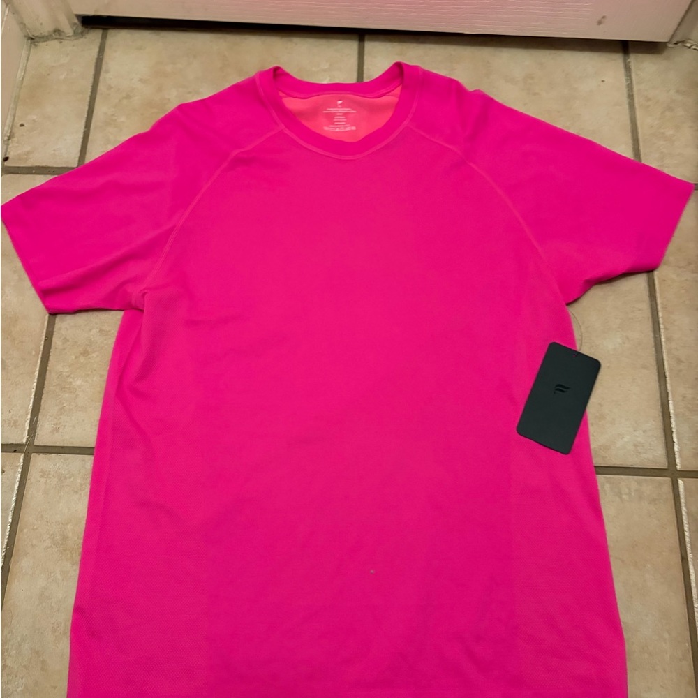 Men's Pink Athletic fabletics Shirt
